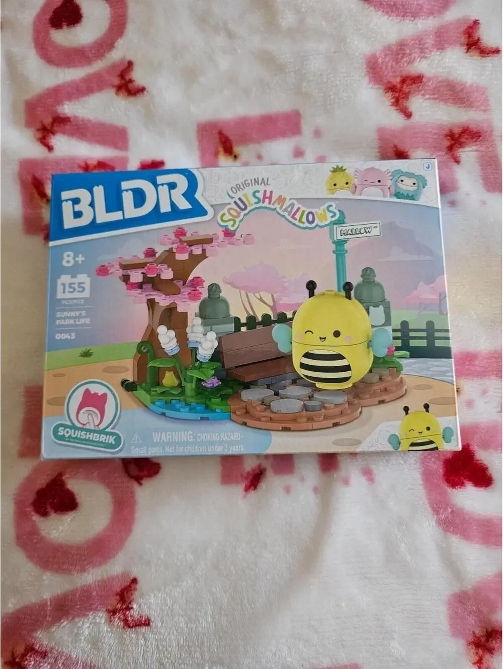 New BLDR Original Squishmallows Sunny's Park Life 155pc Block Set 0043 Fun Toy